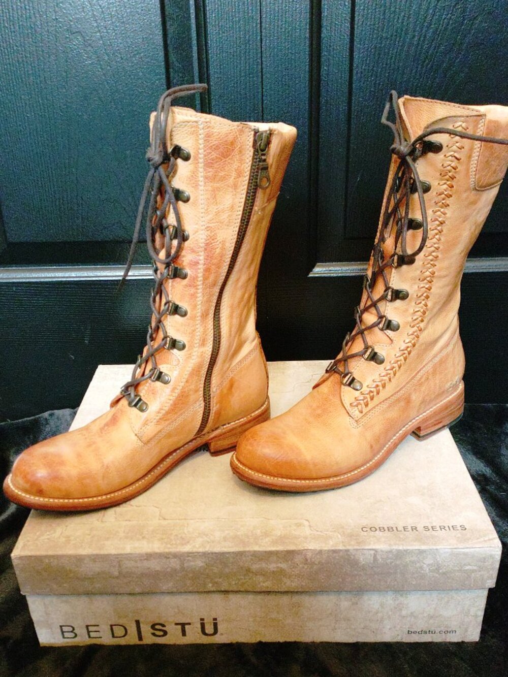Bed Stu Dundee Mid Calf Leather Boots